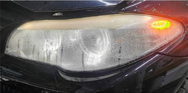 Reflektor BMW F10 przed regeneracją